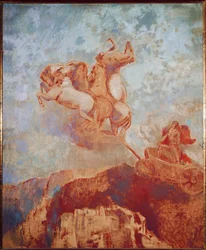 A Carruagem de Apolo (óleo sobre tela)