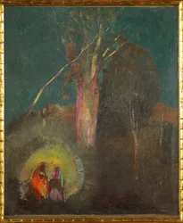 A fuga para o Egito (pintura sobre tela)