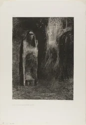 O Homem Estava Sozinho em uma Paisagem Noturna, from Noite