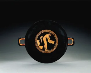 Kylix de figura vermelha ática, c.470 AC