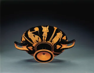 Kylix de figura vermelha ática, c.470 AC