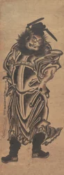 Shoki, o Demon-Queller, início do século 18., início do século 18.