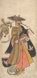 A c e r Sanogawa Ichimatsu 1722-1763 Como escola r pesca manual g te festival de Tanabata vale de terra, não é? .. .. .. , mosquito. 1730.