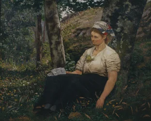 A Carta (óleo sobre tela)