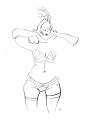 Desenho de lingerie sensual