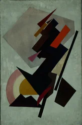 Abstracte composição. Suprematismo, década de 10
