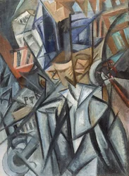 Homem na análise de volumes de rua, 1913