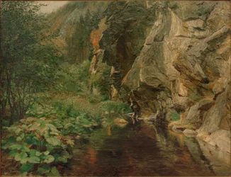 Desfiladeiro de rochas