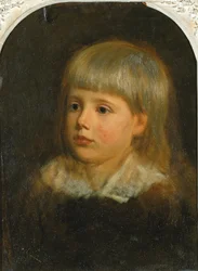 Charles Downing Lay, Retrato do Filho do Artista, ca. 1881-1883.