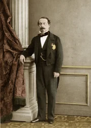 Retrato de Napoleão III de Olympe Aguado de las Marismas (1827-1894) - coloração posterior