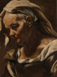 Cabeça de uma mulher adulta, depois de 1610.