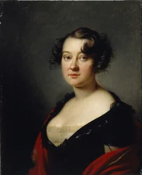 Retrato da princesa Yelena Mikhaylovna Galitzine 1776-1856, 1815