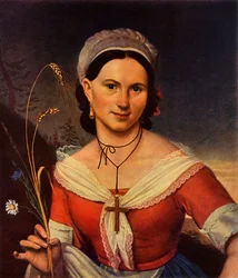 Retrato do dançarino KA Telesheva, 1828, 1965.