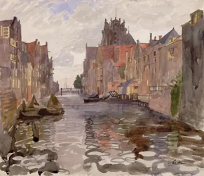 Canal em Dordrecht