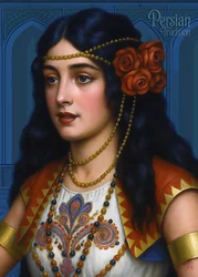Beleza persa elegante