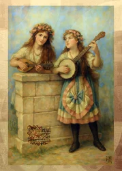 Músicos folclóricos medievais