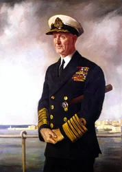 Almirante Cunningham, cópia do retrato de O