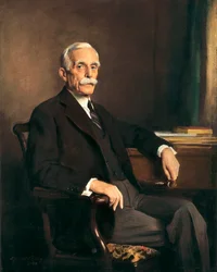 "Portrait de W. Andrew" W. Andrew est le fondateur de la National gallery of art de Washington. Peinture de sir Oswald Hornby Joseph Birley (1880-1952). 1933. Washington. Galeria Nacional de Arte, Washington.
