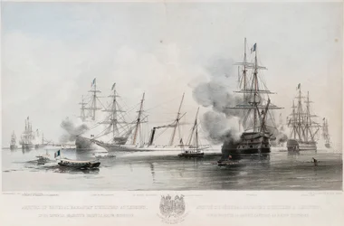 Chegada do general Baraguay DHilliers a Grengam, 1854