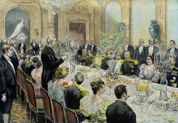 Jantar em honra do general duchesne