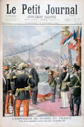 Nicolau II da Rússia e Félix Faure, Presidente da República Francesa, 1896