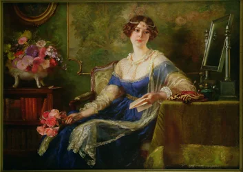Uma Beleza Jovem (óleo sobre tela)