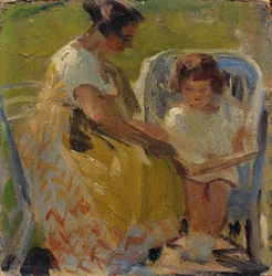 Elle Lanzer e a sua filha Bettina