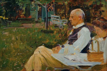 Heinrich (?) Triesch e a sua esposa