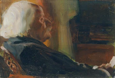 Retrato do compositor Karl Goldmark 1830-1915, 1905.