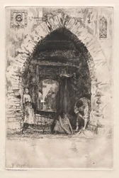 Gravuras de Veneza: Lavanderia, 1881.