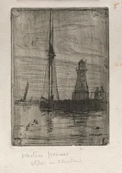 Cais do rio, 1890.