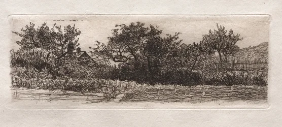 Telhados e árvores, 1879.