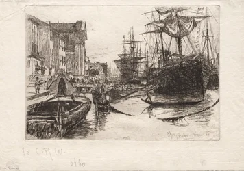 Vista em Veneza, 1880.