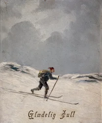 Esquiador (Feliz Natal), ca. 1880