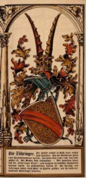 Os ancestrais brasões de armas das casas dos príncipes alemães: Os Zähringers