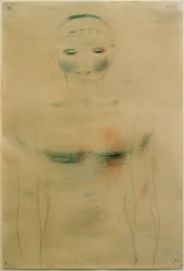Meia figura frontal. Da série rosa