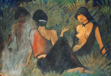 Ciganos junto à fogueira
