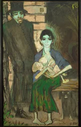 Família cigana (pintura sobre tela)