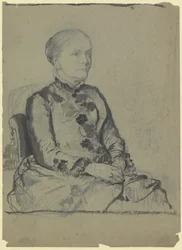 Retrato de Amalie Scholderer, cunhada do artista