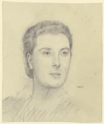 Retrato de uma dama (Margret Freebody?)
