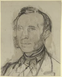 Retrato de um homem com patilhas