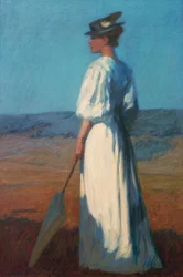Mulher de branco