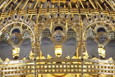 Igreja Angel Am Steinhof (igreja Leopld), Viena, Áustria (foto)