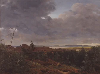 Vista de Frederiksværk de Tisvilde Wood, norte da Zelândia