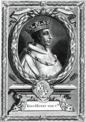 Henrique V, rei da Inglaterra.