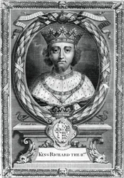 Ricardo II, rei da Inglaterra.