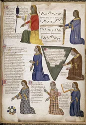 As sete artes liberais da Regia Carmina por Convenevole da Prato