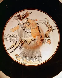 Maenad. Taça de vinho ático
