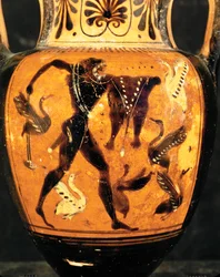 Hércules contra as aves de Stymphalian ...