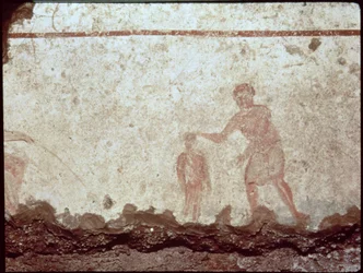 Cena do Baptismo, século III (fresco)